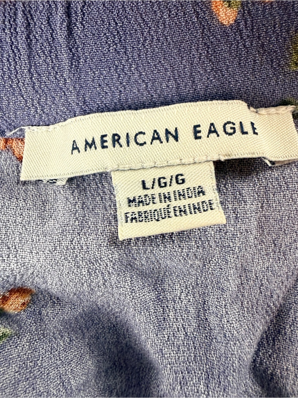 American Eagle Floral Wide Leg Cropped Jumpsuit Large Boho Culotte Romper - Picture 9 of 9